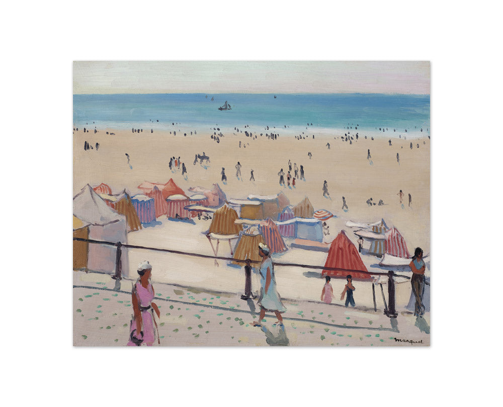 Albert Marquet - The Beach, Sables d'Olonne - Compact / Full Bleed / No Frame