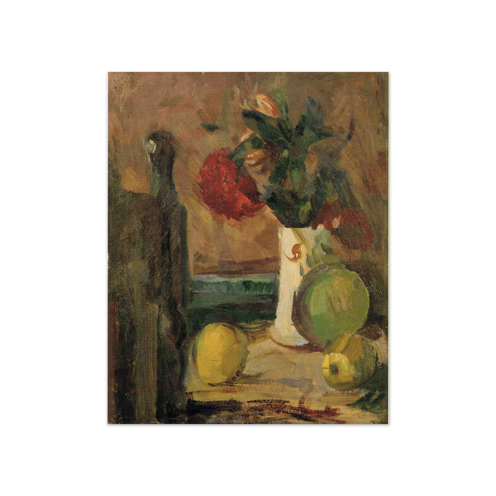 Nakamura Tsune - Still Life with Flowers and Fruits - Compact / Full Bleed / No Frame