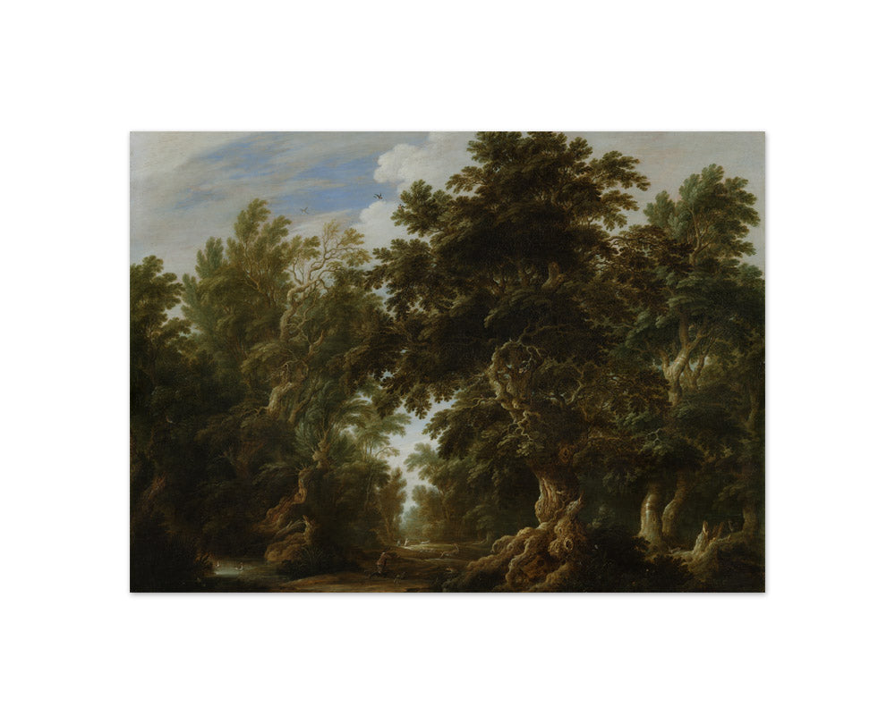 Alexander Keirincx - Landscape with Deer Hunt - Compact / Full Bleed / No Frame