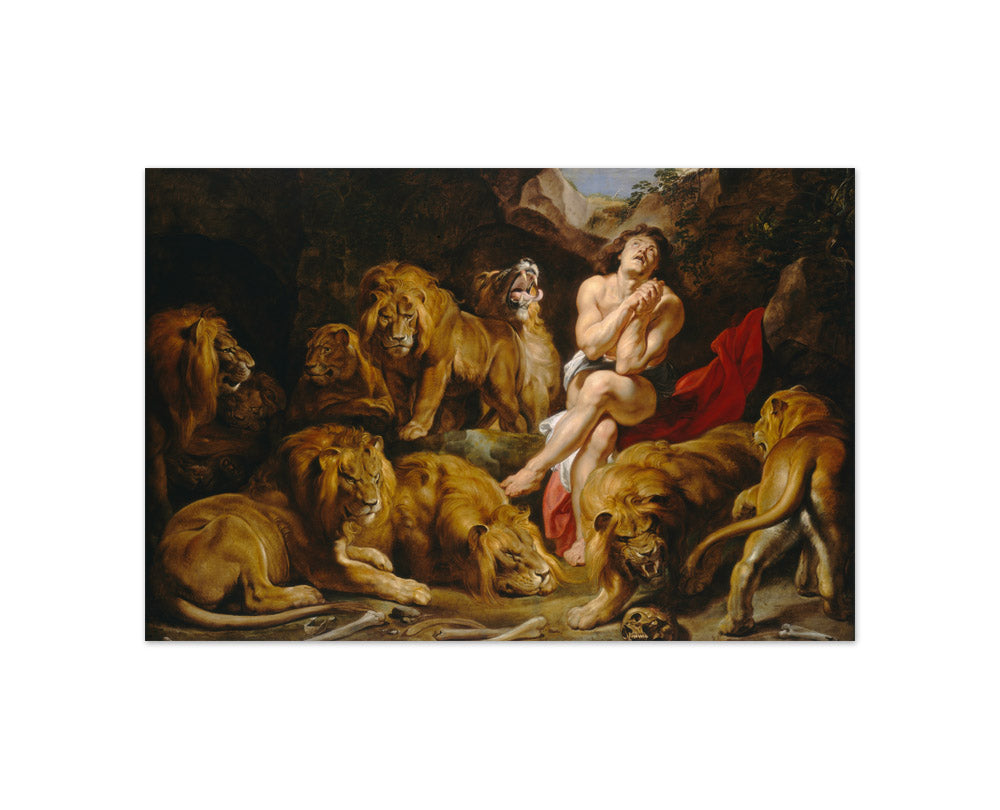 Peter Paul Rubens - Daniel in the Lions' Den - Compact / Full Bleed / No Frame