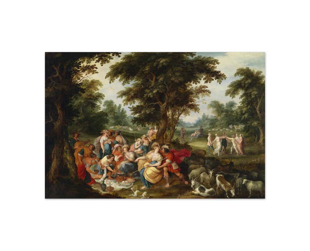 Frans Francken the Younger - Arcadia.The Golden Age - Compact / Full Bleed / No Frame
