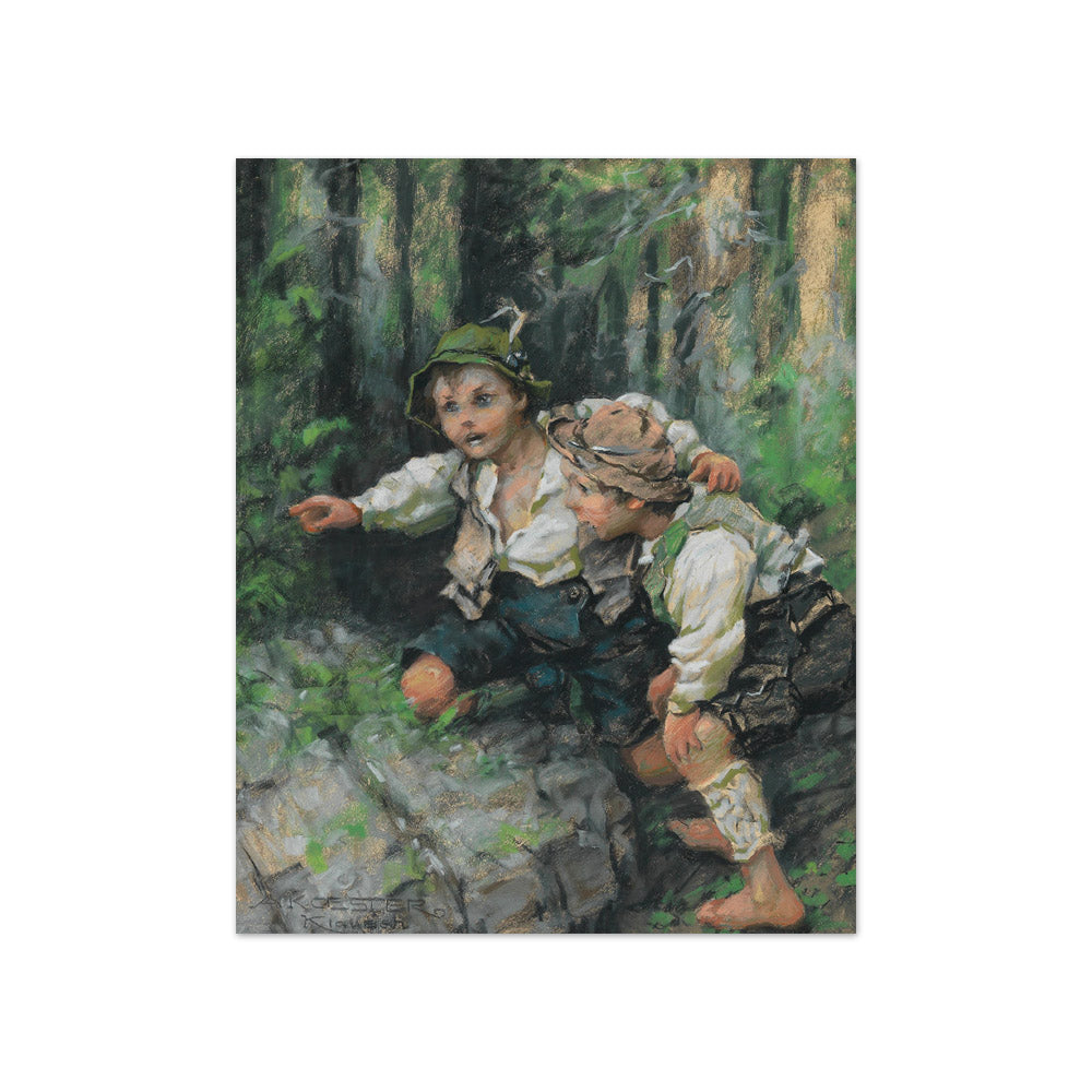 Alexander Koester - In the Wood, the Robbers are Over There - Compact / Full Bleed / No Frame