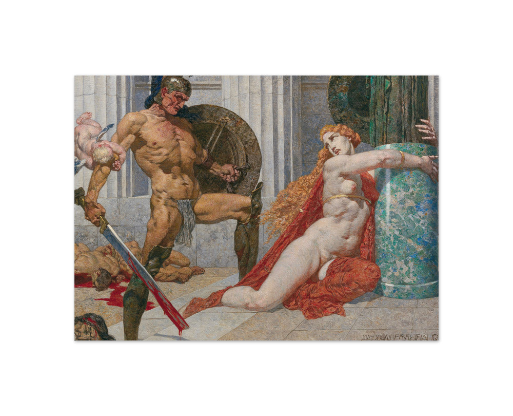 Alexander Rothaug - Menelaus Finds Helen - Compact / Full Bleed / No Frame