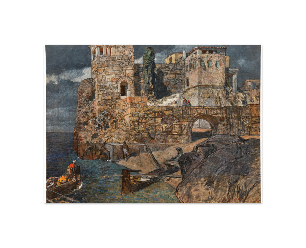 Alexander Rothaug - At the Spanish Coast during the Moorish Period - Compact / Full Bleed / No Frame