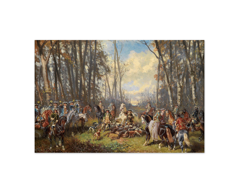 Alexander von Bensa - After a Successful Hunt - Compact / Full Bleed / No Frame