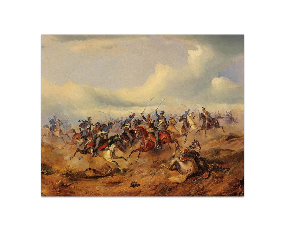 Alexander von Bensa - Scene from the Hungarian Revolution of 1848/49 - Compact / Full Bleed / No Frame