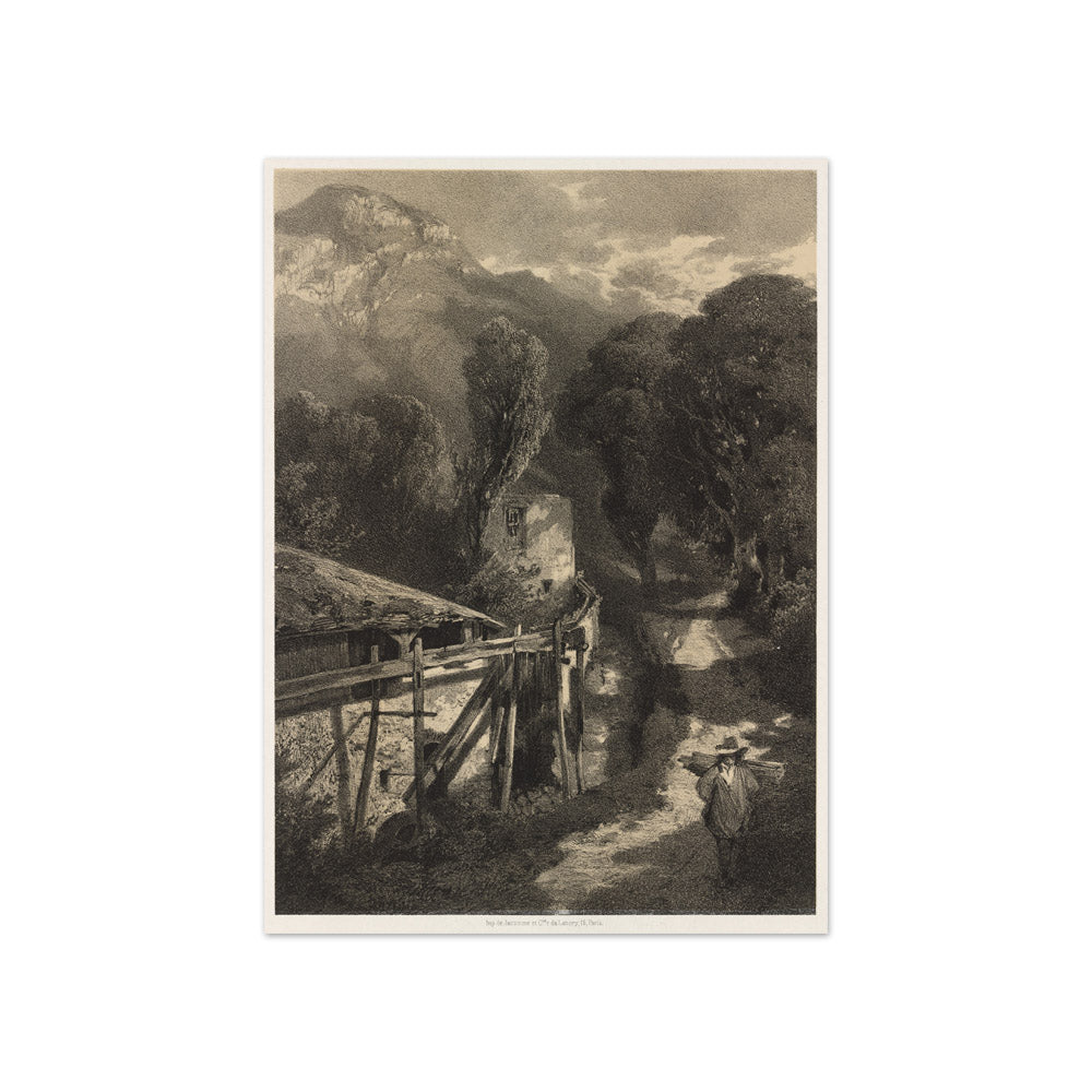 Alexandre Calame - The Simplon Road, Meillerie - Compact / Full Bleed / No Frame