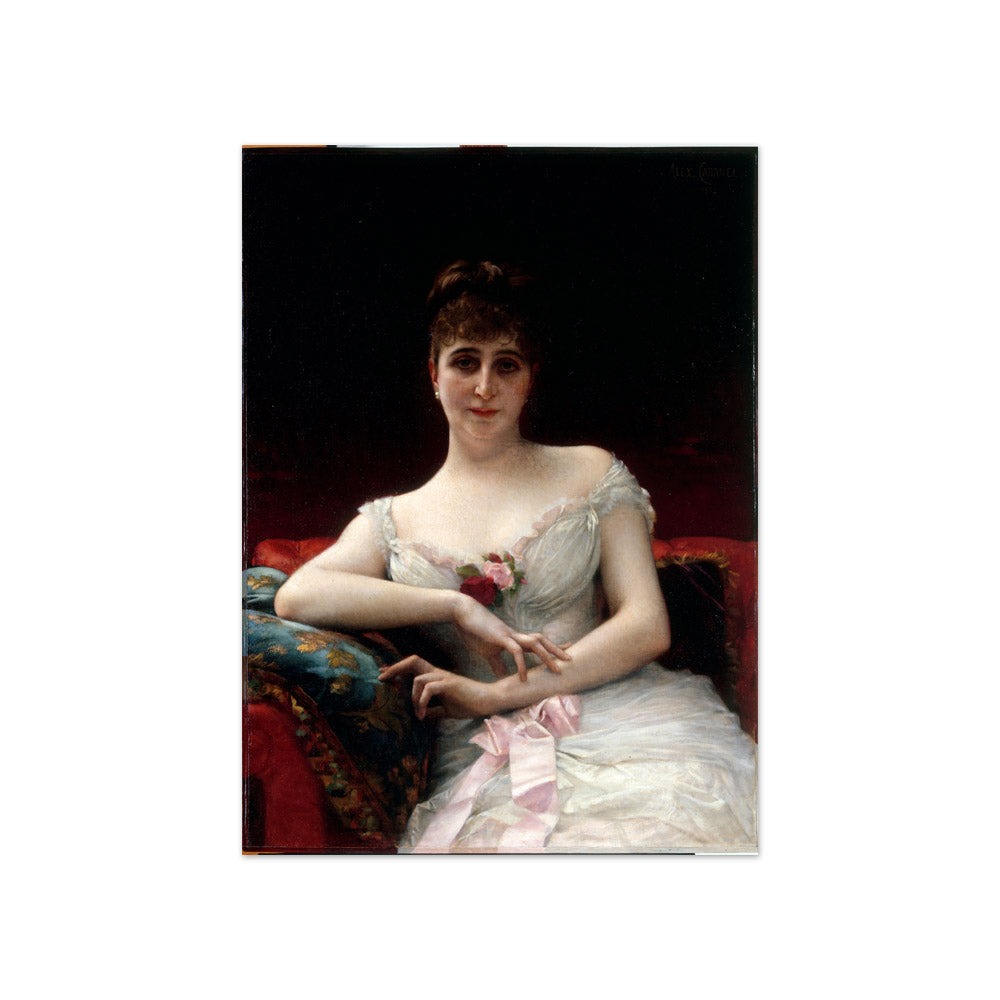 Alexandre Cabanel - Portrait of Madame Edouard Hervé - Compact / Full Bleed / No Frame