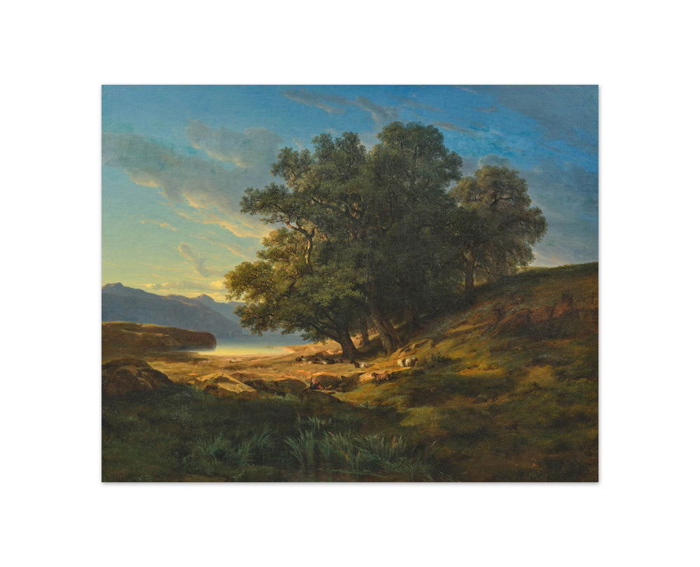 Alexandre Calame - Chaney, Lake Thun - Compact / Full Bleed / No Frame