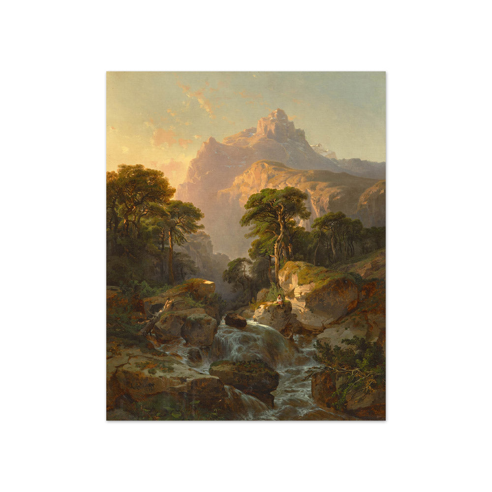 Alexandre Calame - Souvenir de Rosenlaui - Compact / Full Bleed / No Frame