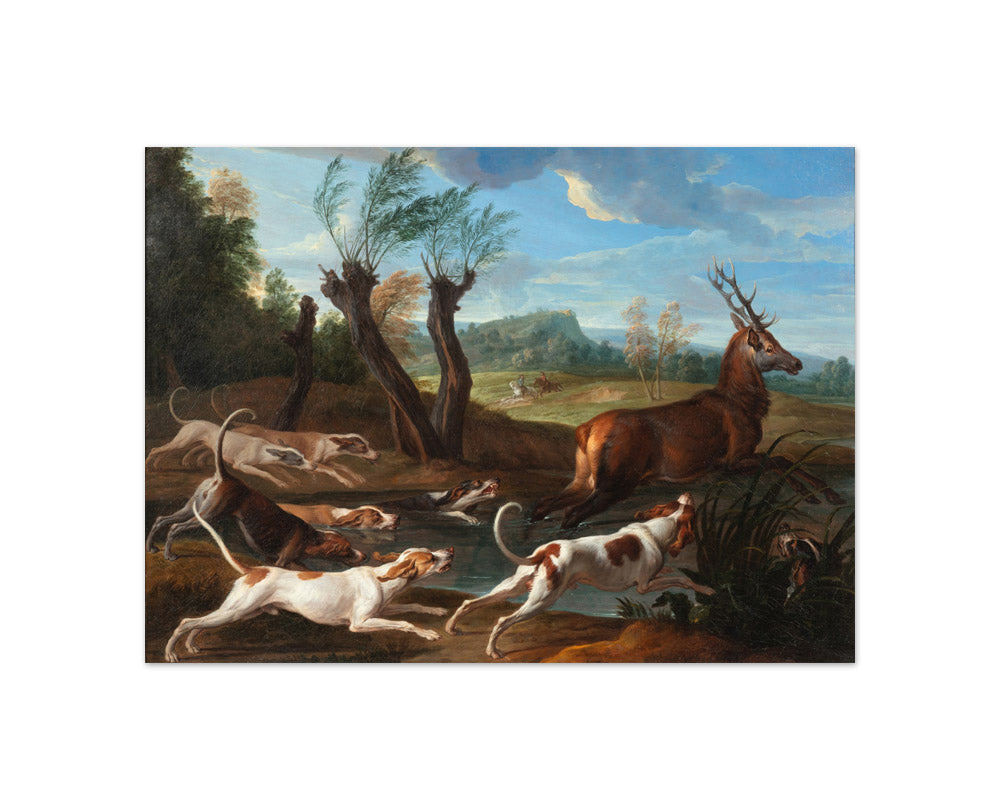 Alexandre François Desportes - The Stag Hunt - Compact / Full Bleed / No Frame