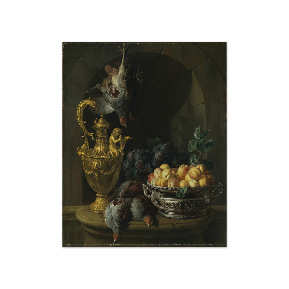 Alexandre François Desportes - Game Birds, Apricots, and Plums - Compact / Full Bleed / No Frame