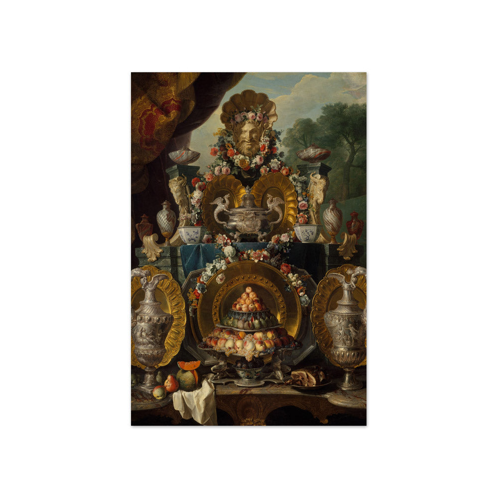 Alexandre François Desportes - Still Life with Silver - Compact / Full Bleed / No Frame