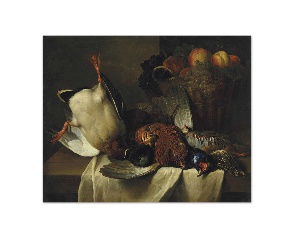 Alexandre François Desportes - Still Life with a Duck and Pheasants - Compact / Full Bleed / No Frame