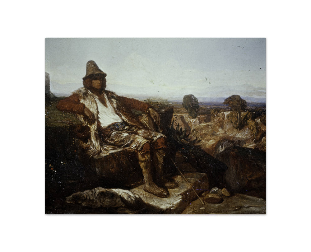 Alexandre-Gabriel Decamps - Goatherd of the Abruzzi - Compact / Full Bleed / No Frame