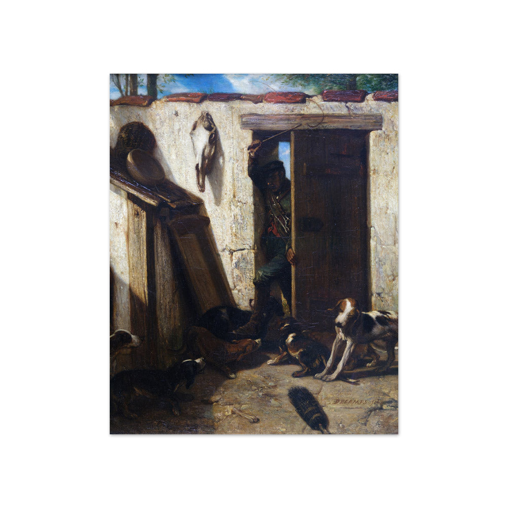 Alexandre-Gabriel Decamps - The Dog Keeper - Compact / Full Bleed / No Frame