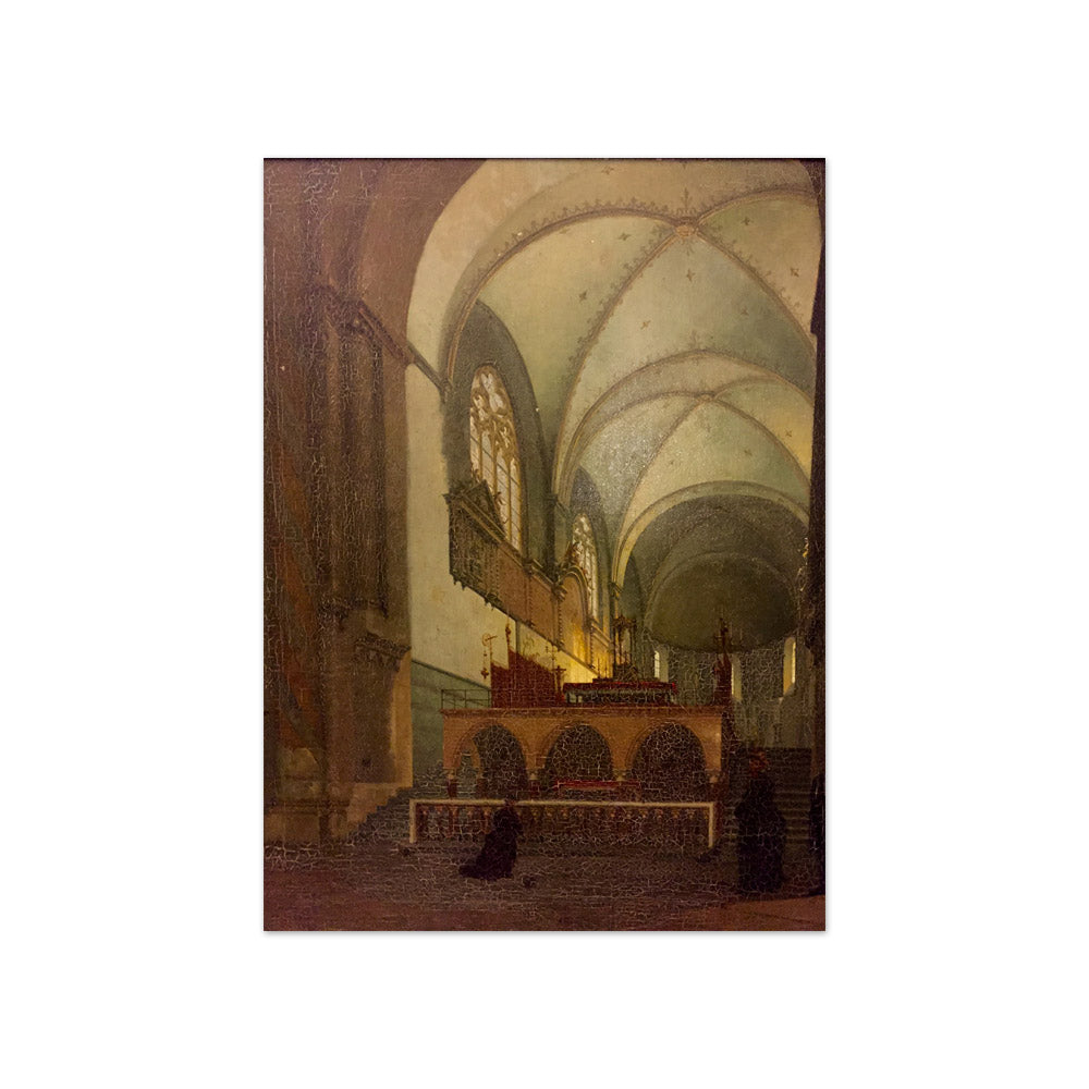 Theodor Groll - Interior of a Church - Compact / Full Bleed / No Frame