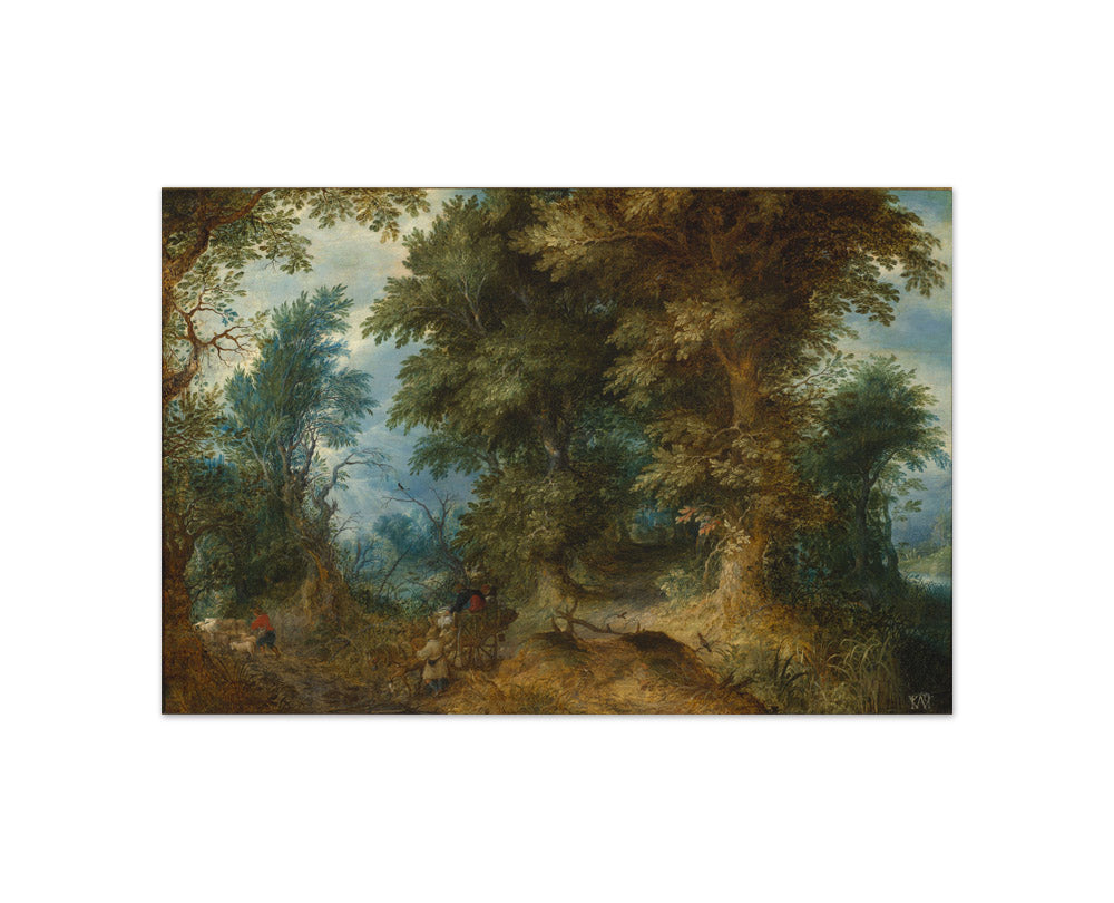 Abraham Govaerts - Forest Landscape - Compact / Full Bleed / No Frame