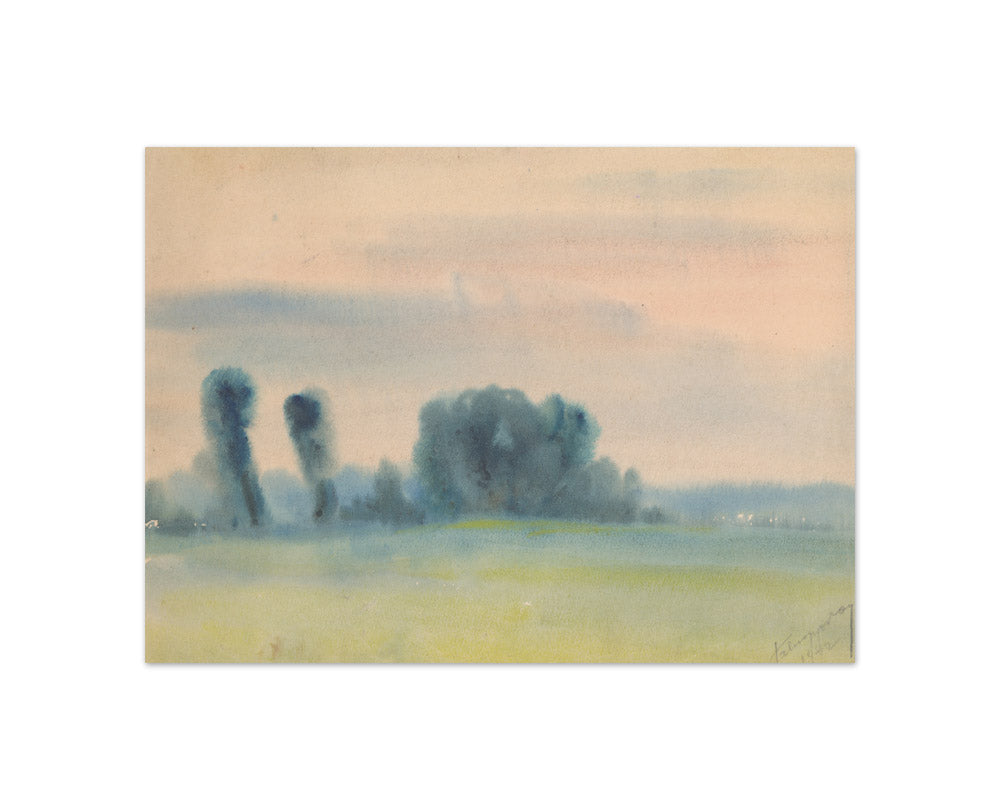 Zoltán Palugyay - Trees in the Meadow - Compact / Full Bleed / No Frame