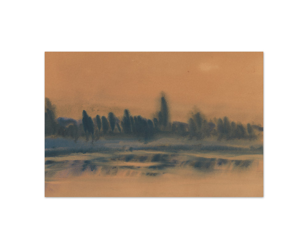 Zoltán Palugyay - Evening Landscape - Compact / Full Bleed / No Frame