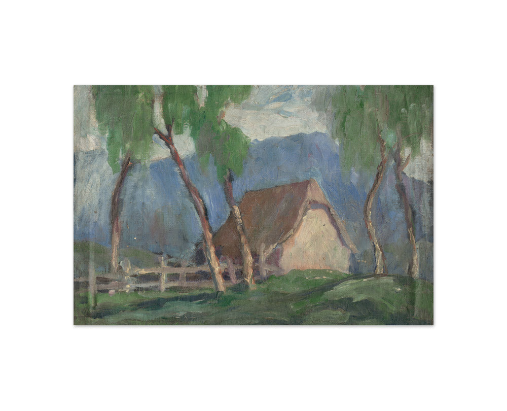 Zoltán Palugyay - Landscape with Birches - Compact / Full Bleed / No Frame