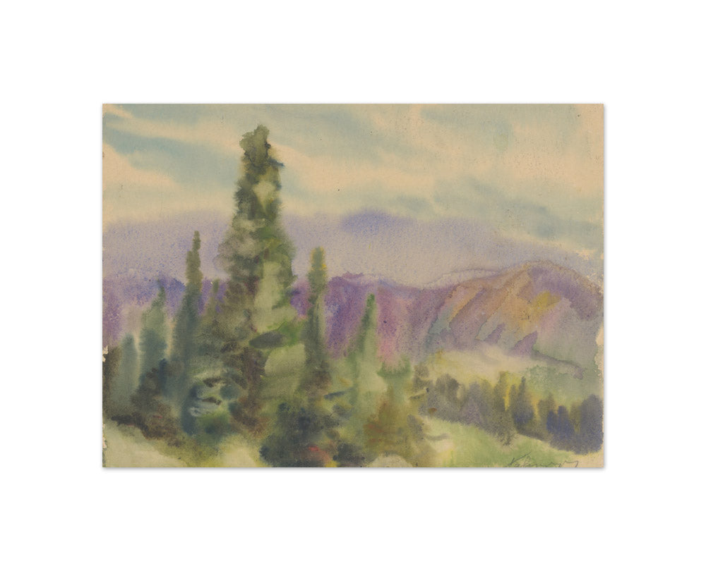 Zoltán Palugyay - Motif from Liptov Mountains - Compact / Full Bleed / No Frame