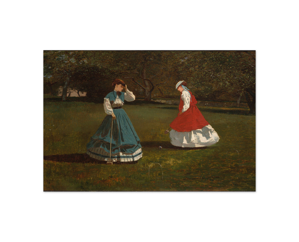 Winslow Homer - A Game of Croquet - Compact / Full Bleed / No Frame
