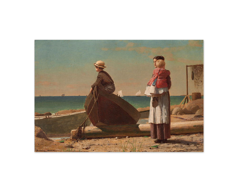 Winslow Homer - Dad's Coming! - Compact / Full Bleed / No Frame