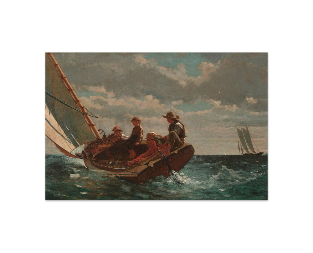 Winslow Homer - Breezing Up (A Fair Wind) - Compact / Full Bleed / No Frame