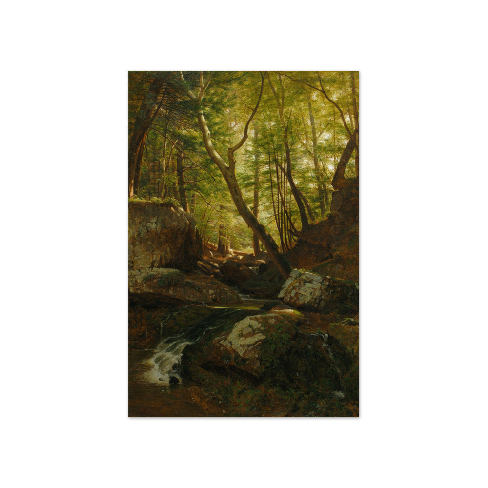 Worthington Whittredge - Kaatskill Creek - Compact / Full Bleed / No Frame