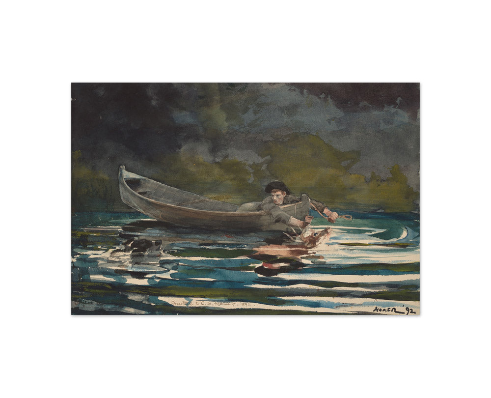 Winslow Homer - Hound and Hunter - Compact / Full Bleed / No Frame
