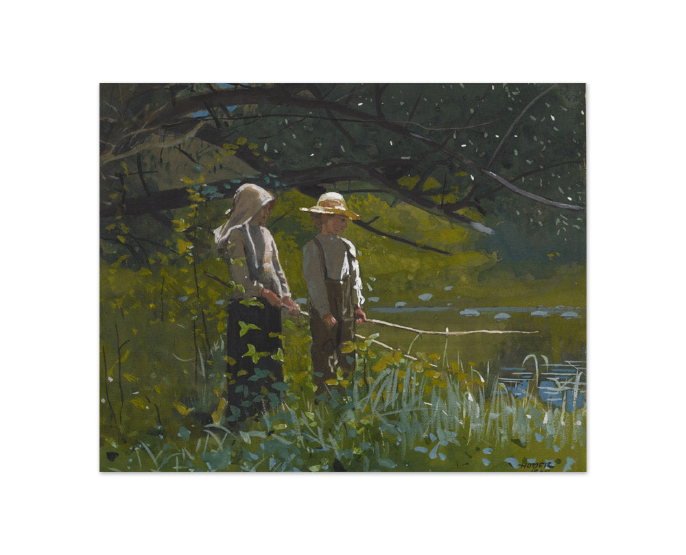Winslow Homer - Fishing - Compact / Full Bleed / No Frame