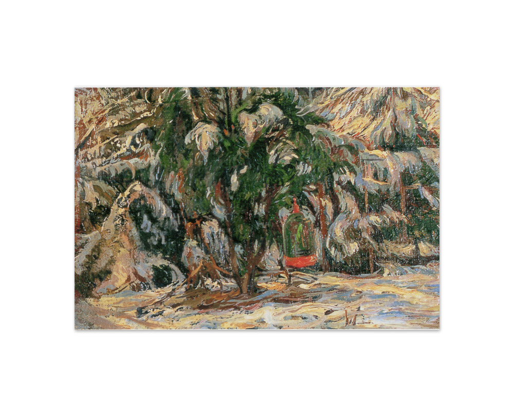 Nakamura Tsune - Garden in Snow - Compact / Full Bleed / No Frame