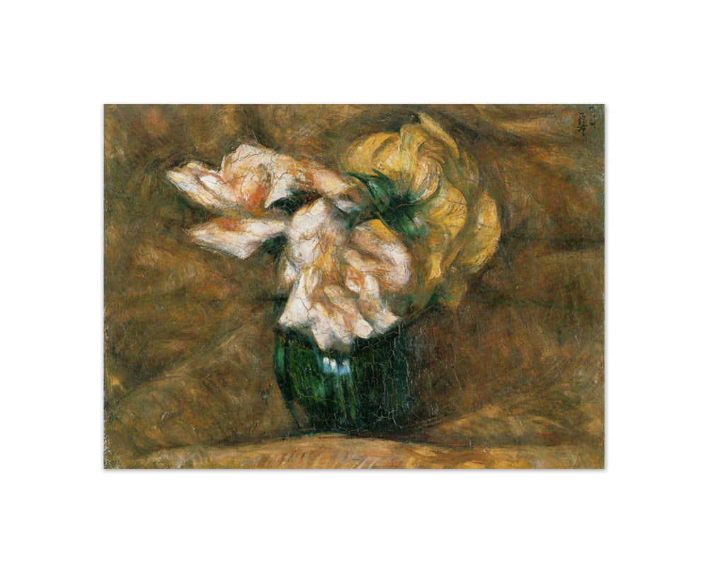 Nakamura Tsune - Still Life (Peony) - Compact / Full Bleed / No Frame