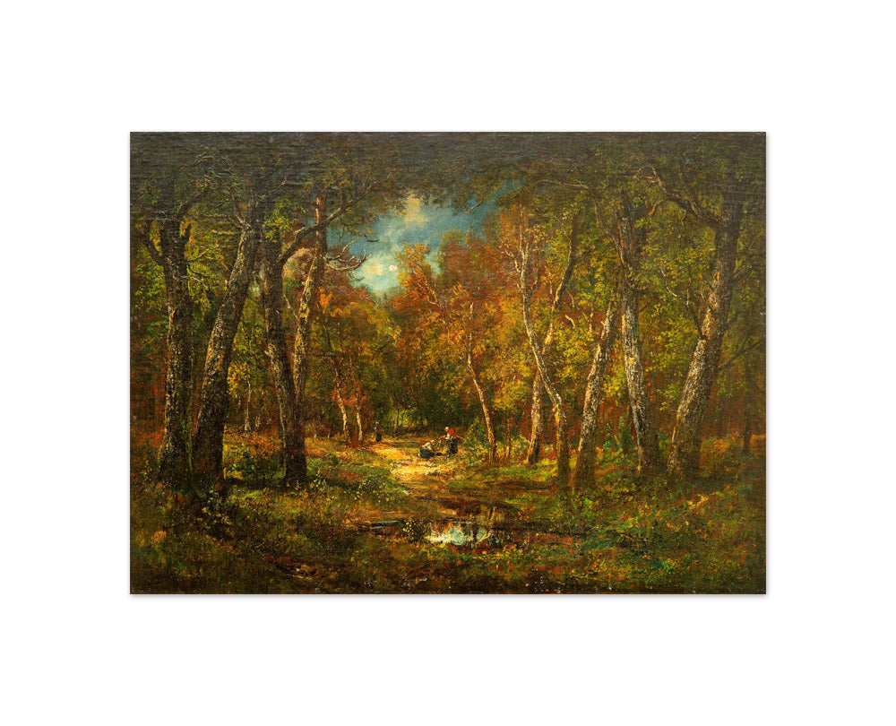 Narcisse Virgile Diaz de la Peña - Forest of Fontainebleau - Compact / Full Bleed / No Frame