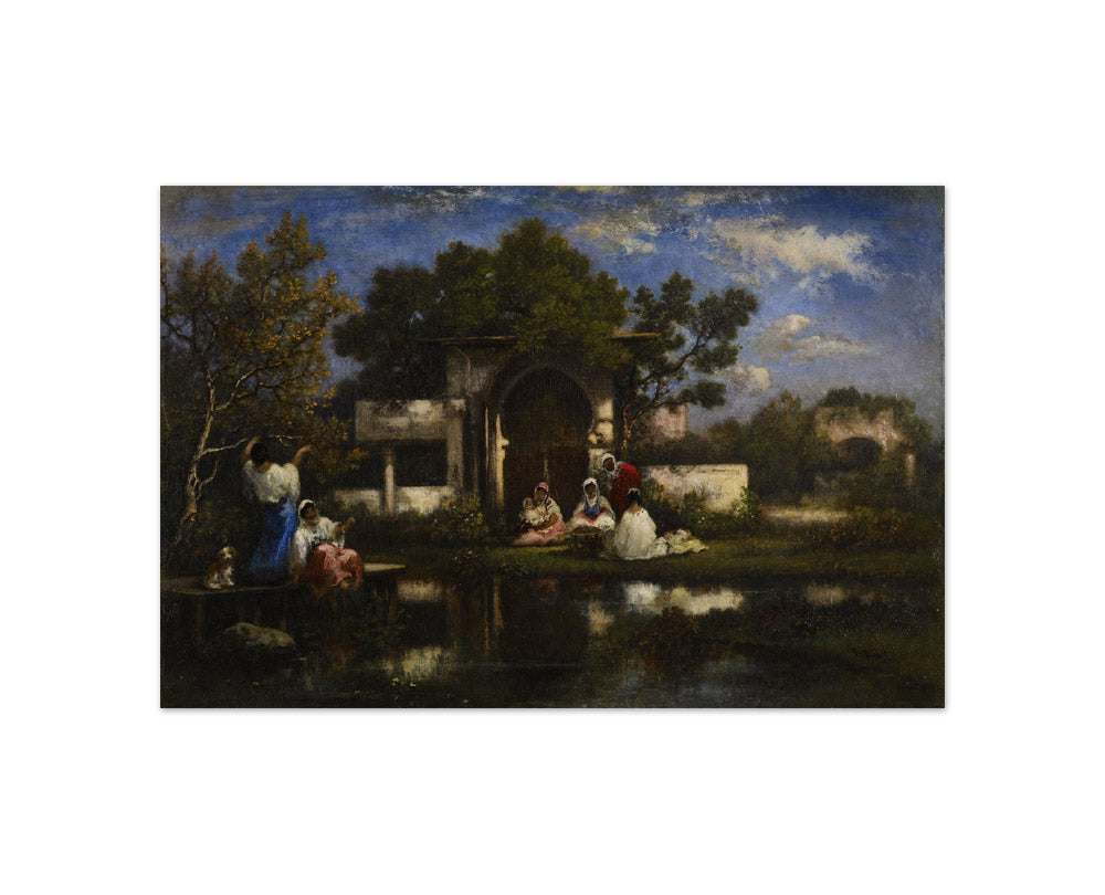 Narcisse-Virgile Diaz de la Peña - Seraglio, Constantinople - Compact / Full Bleed / No Frame