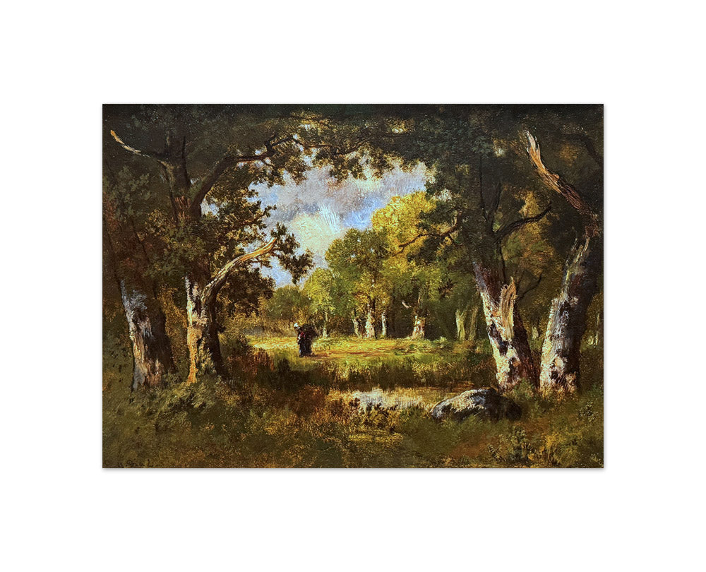 Narcisse-Virgile Diaz de la Peña - In the Forest of Fontainebleau - Compact / Full Bleed / No Frame