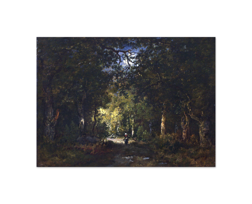 Narcisse Diaz de la Peña - The Path through the Woods - Compact / Full Bleed / No Frame