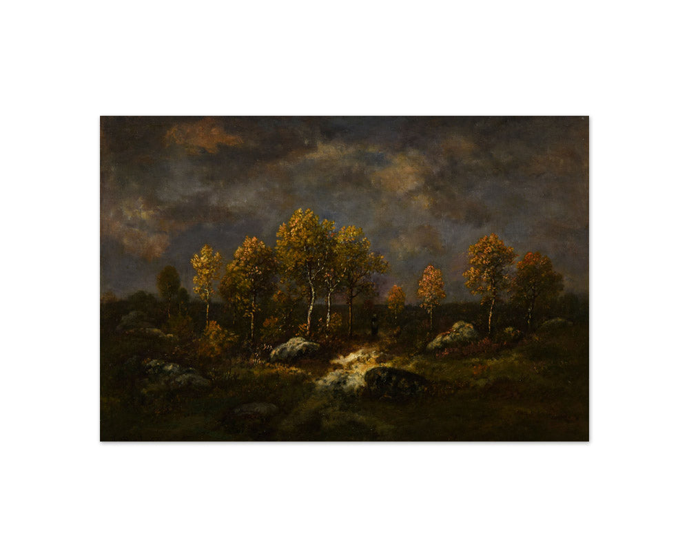 Narcisse Diaz de la Peña - Stormy Sky - Compact / Full Bleed / No Frame