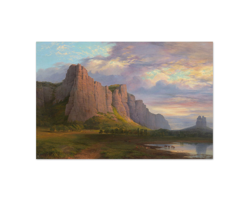 Nicholas Chevalier - Mount Arapiles and the Mitre Rock - Compact / Full Bleed / No Frame
