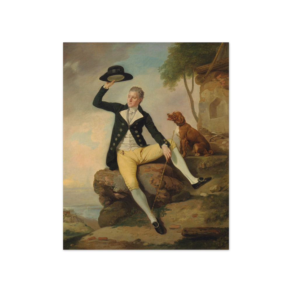 Johan Joseph Zoffany - Portrait of Patrick Heatly - Compact / Full Bleed / No Frame
