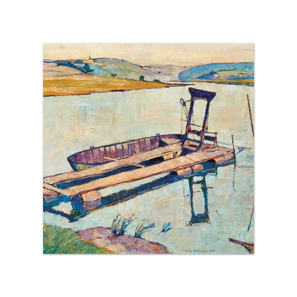 Nico Klopp - Ferry on the Moselle - Compact / Full Bleed / No Frame