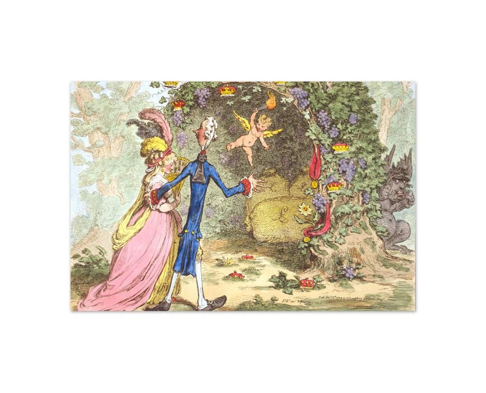 James Gillray - The Nuptial Bower - Compact / Full Bleed / No Frame