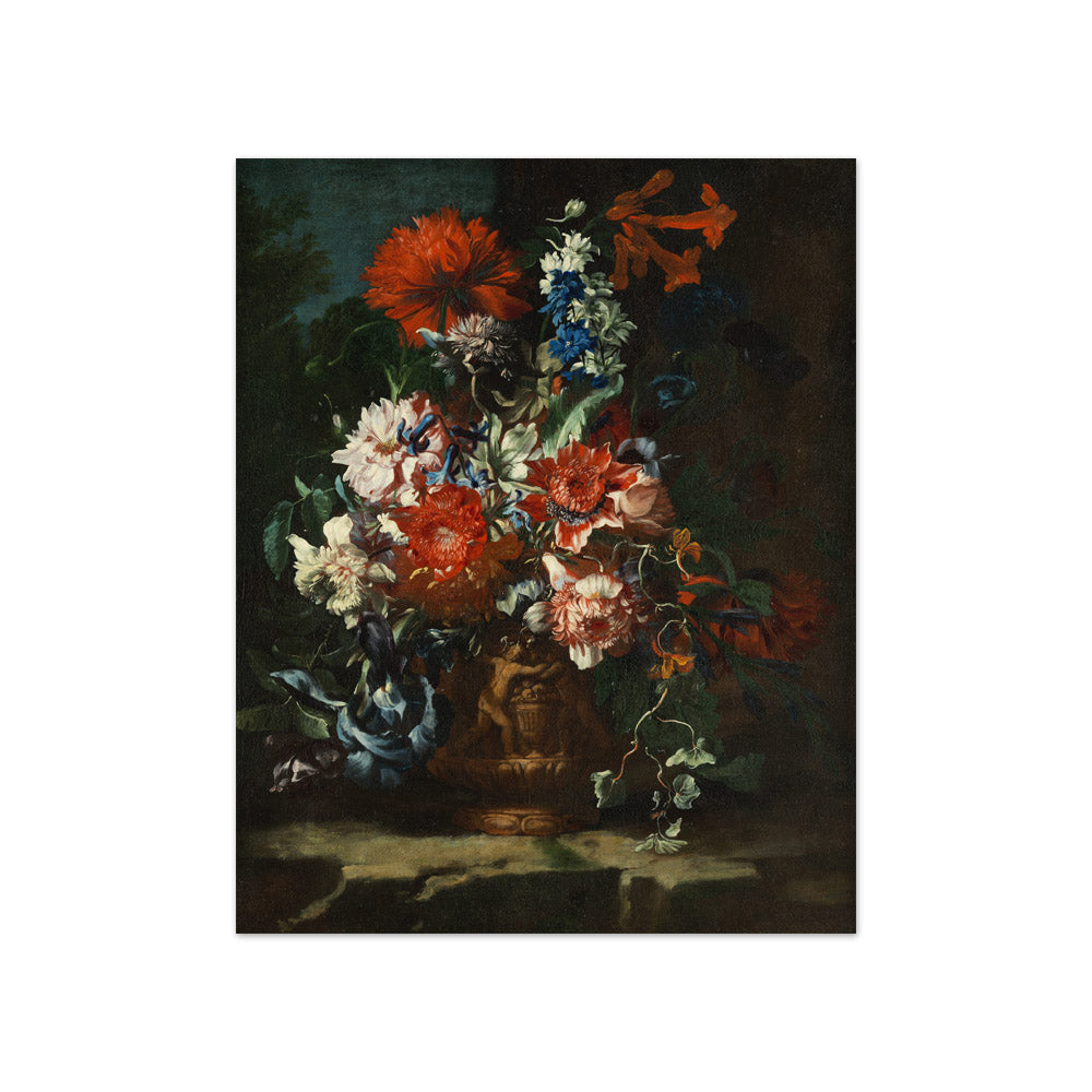 Abraham Brueghel - Still Life of Flowers in a Vase - Compact / Full Bleed / No Frame