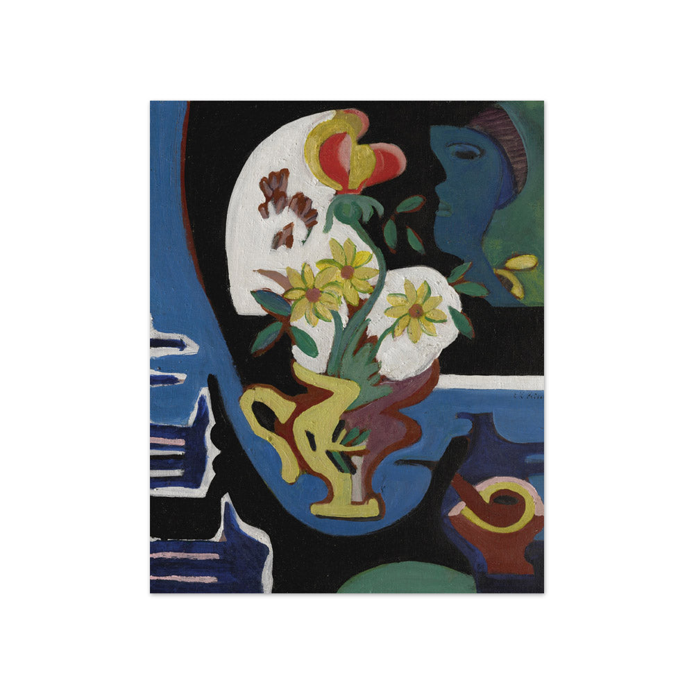 Ernst Ludwig Kirchner - Still Life with Flowers - Compact / Full Bleed / No Frame