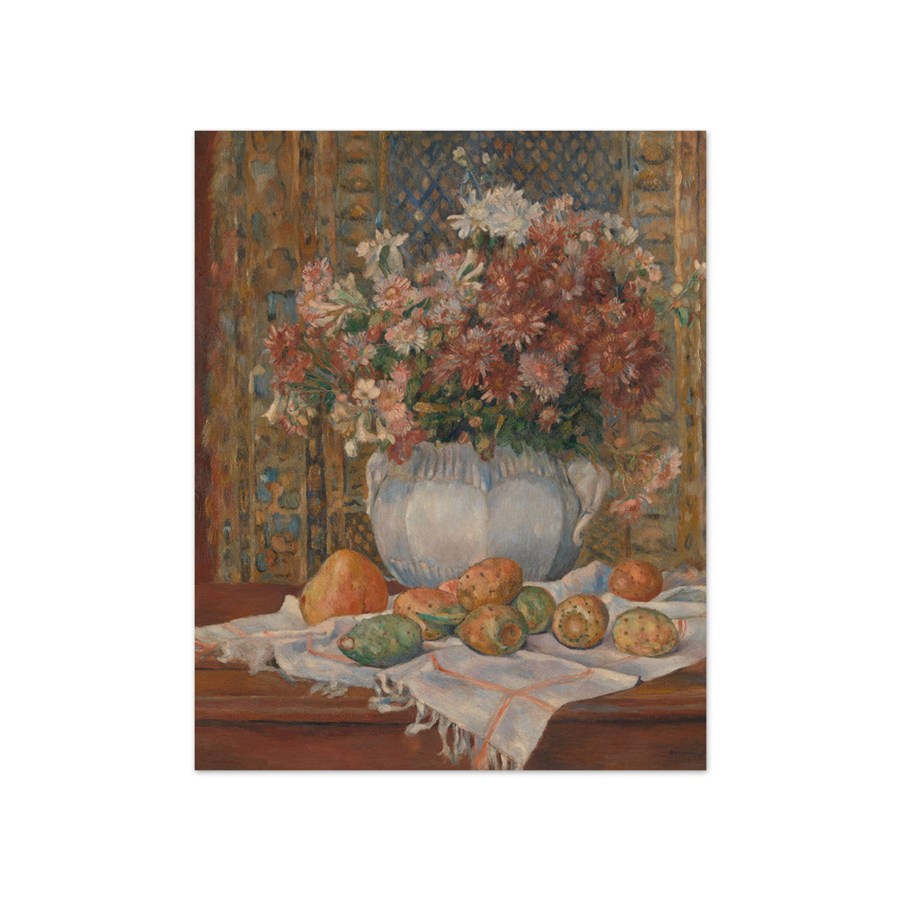 Auguste Renoir - Still Life with Flowers and Prickly Pears - Compact / Full Bleed / No Frame