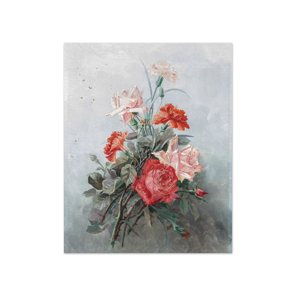 Emile Baes - Still Life with Flowers - Compact / Full Bleed / No Frame
