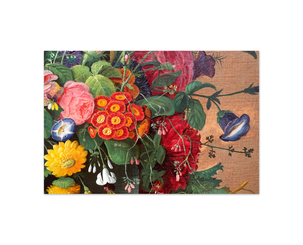 Severin Roesen - Still Life with Flowers and Fruit - Compact / Full Bleed / No Frame