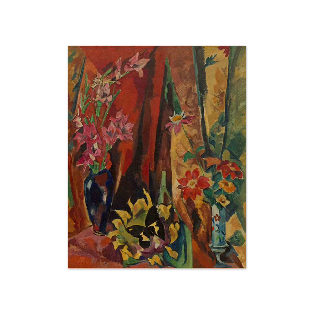 Heinrich Nauen - Still Life with Flowers and Butterfly - Compact / Full Bleed / No Frame