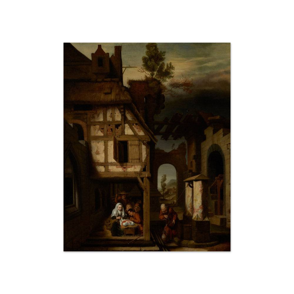 Nicolaes Maes - Adoration of the Shepherds - Compact / Full Bleed / No Frame